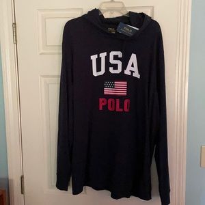 Polo Ralph Lauren- Navy hooded pullover